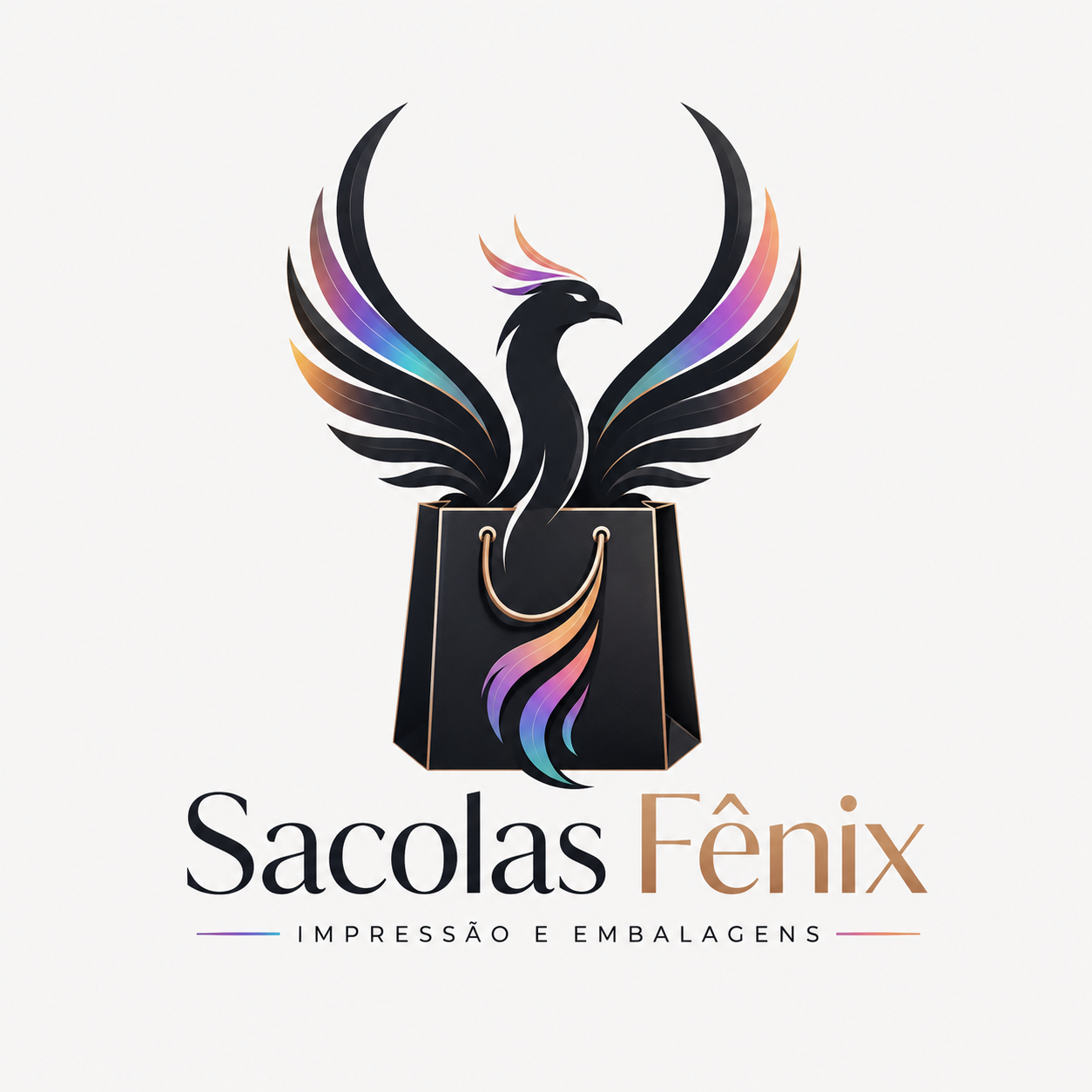 Logomarca Sacolas Fênix — Impressão e Embalagens
