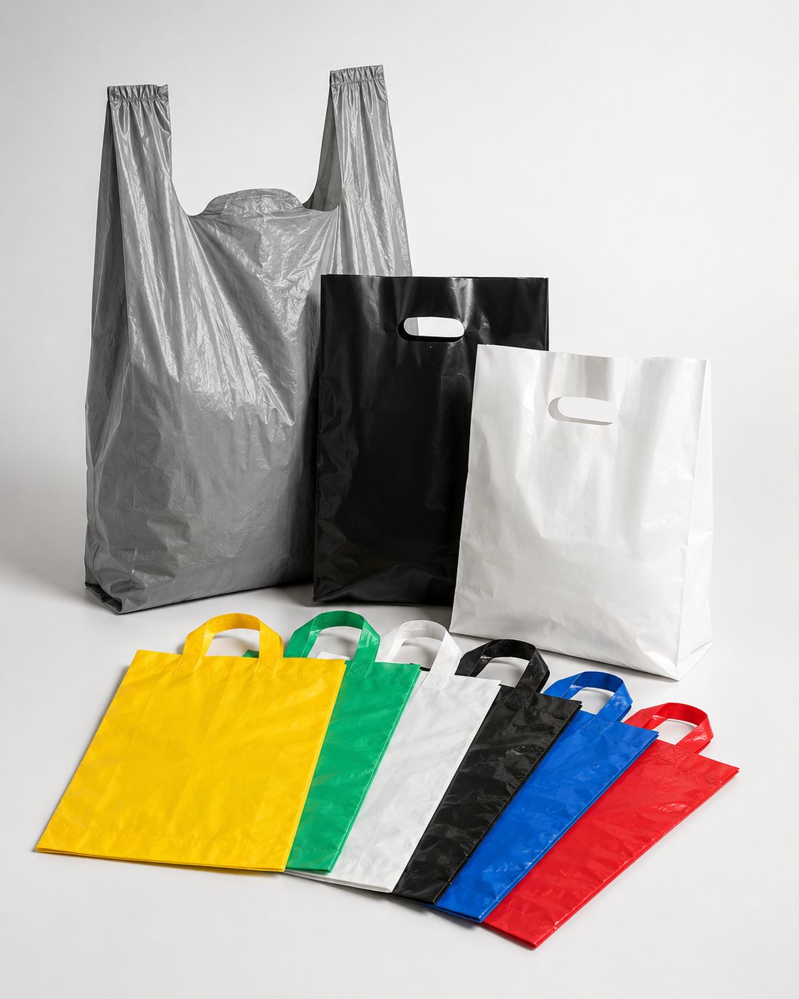 Sacolas personalizadas em diferentes modelos