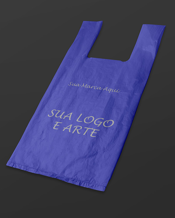 Detalhes de acabamento em sacola personalizada